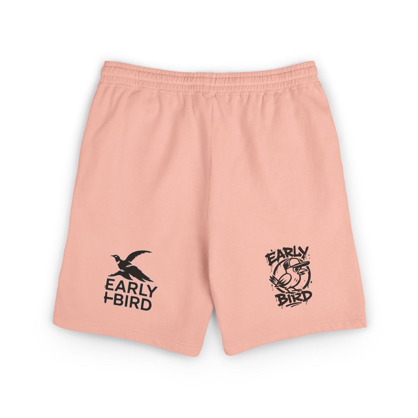 “Early Bird Gets The Worm – Premium Garment-Dyed Shorts”