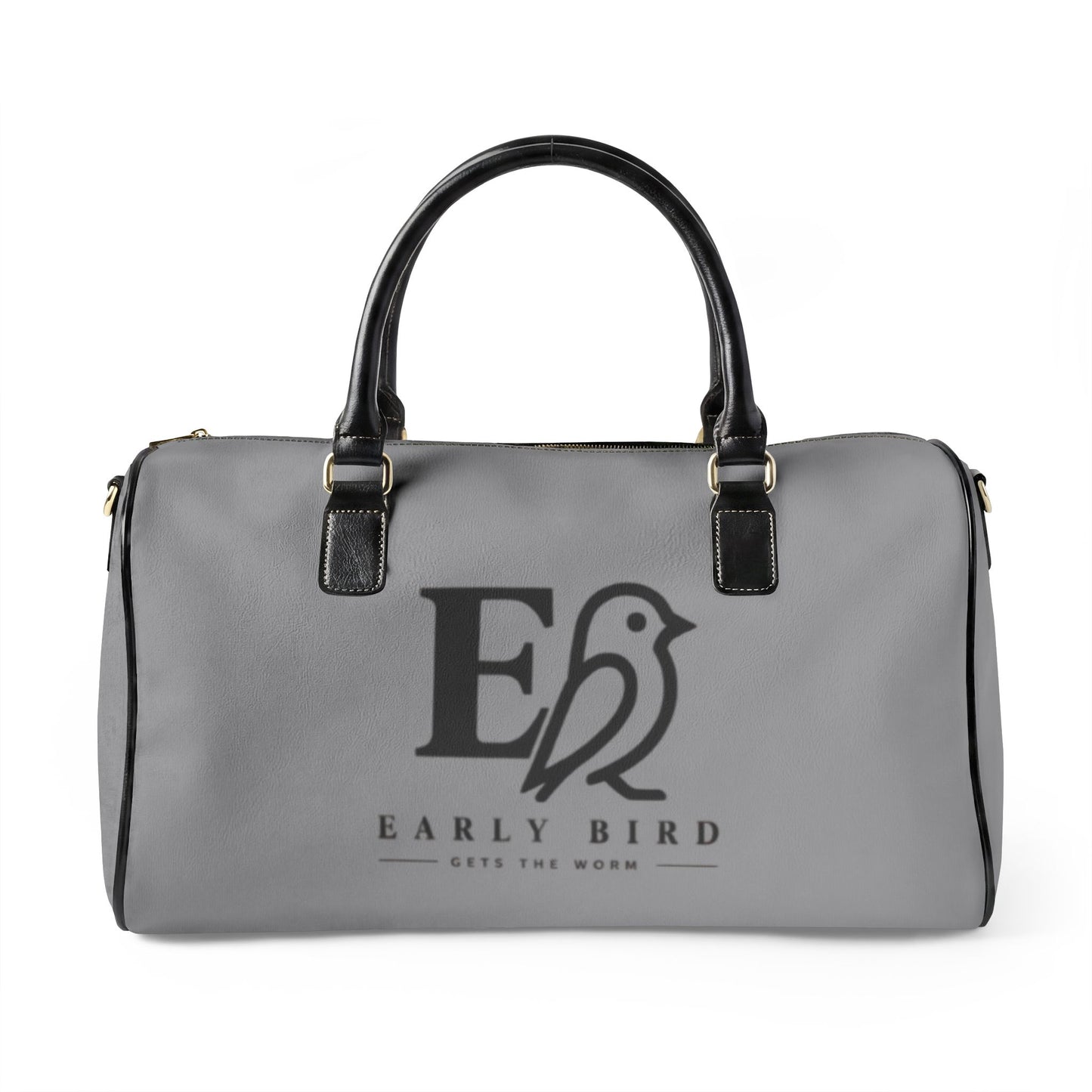 Early Bird Faux Leather Travel Bag