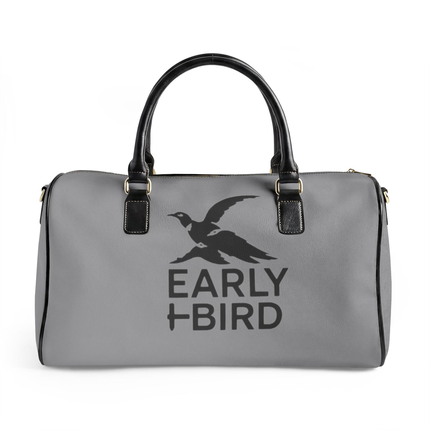 Early Bird Faux Leather Travel Bag