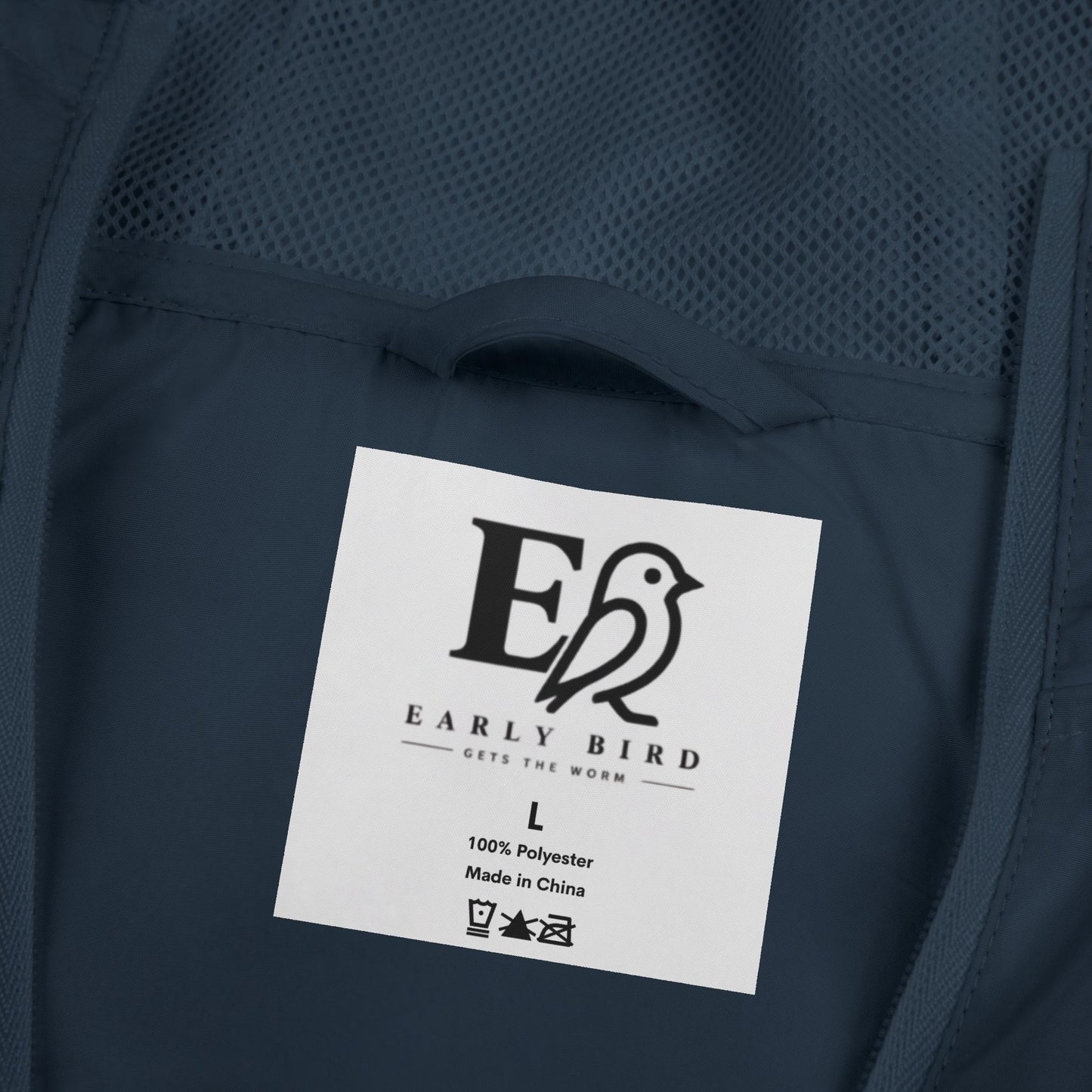 Early Bird Unisex Full-Zip Windbreaker Jacket