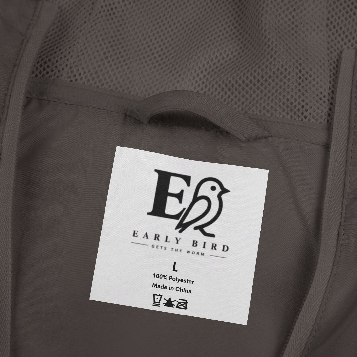 Early Bird Unisex Full-Zip Windbreaker Jacket