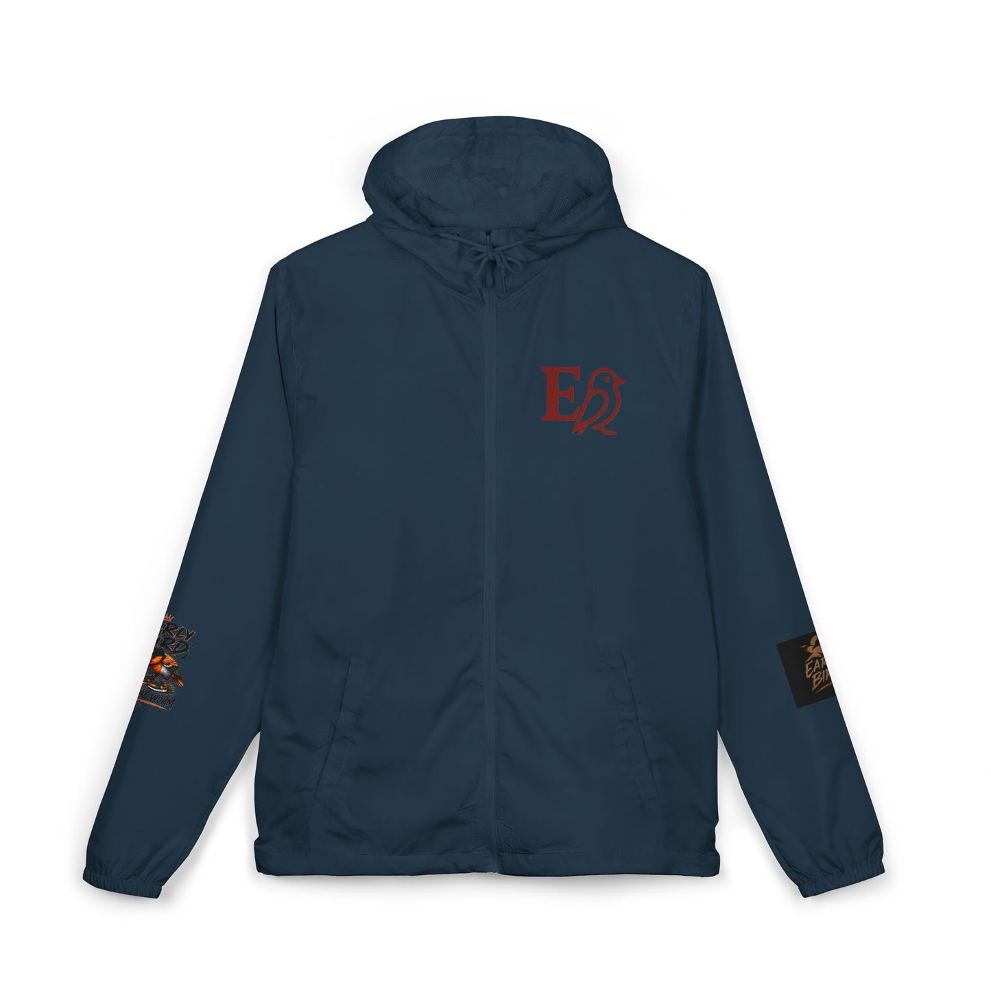 Early Bird Unisex Full-Zip Windbreaker Jacket