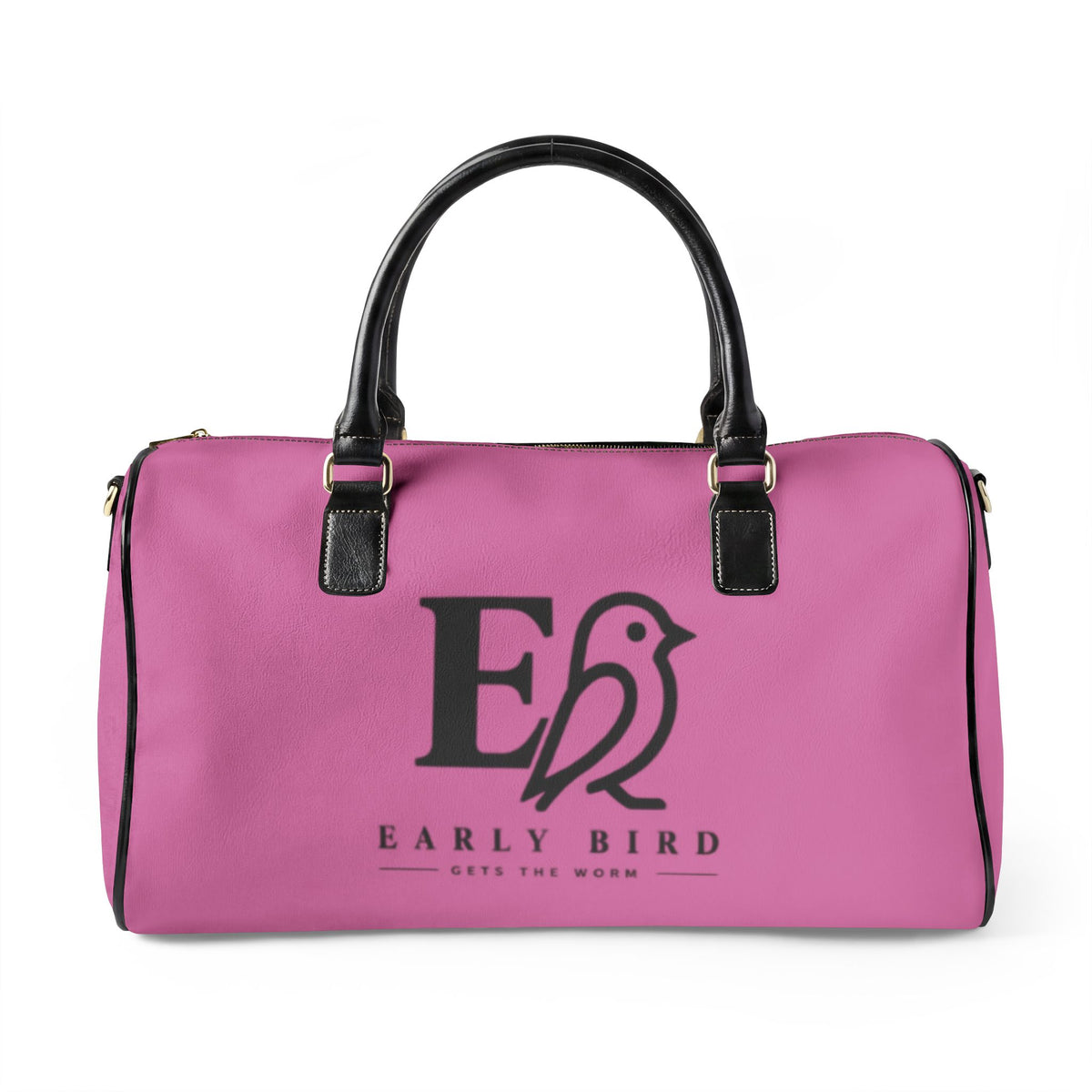 Early Bird Faux Leather Travel Bag