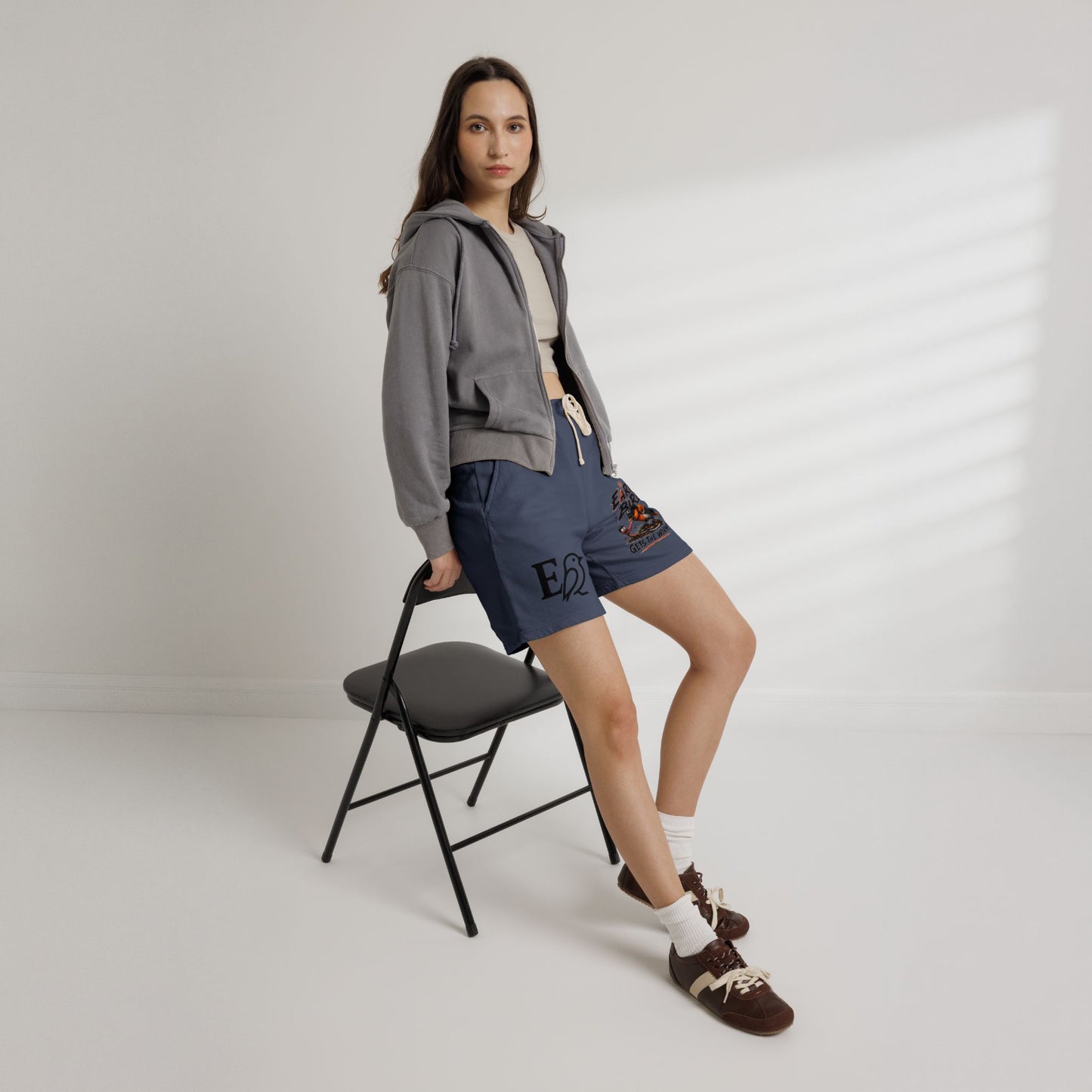 “Early Bird Gets The Worm – Premium Garment-Dyed Shorts”