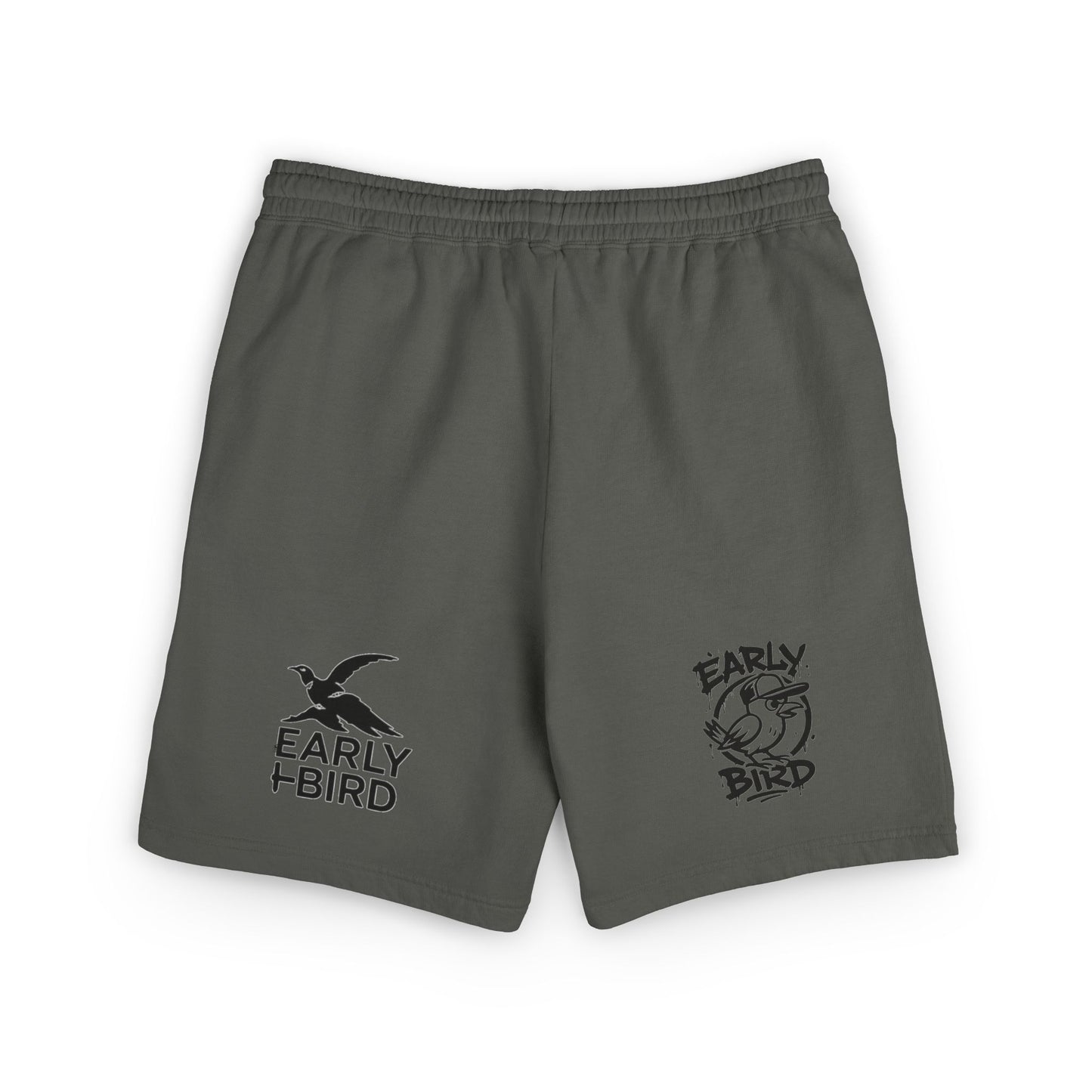 “Early Bird Gets The Worm – Premium Garment-Dyed Shorts”